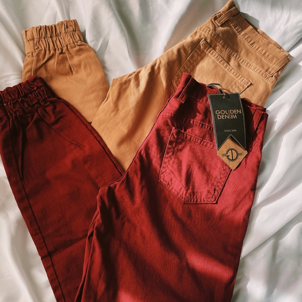 GOLDEN DENIM JOGGERS/PANTS